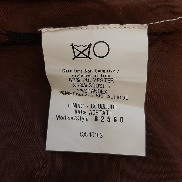 Cartise Brown Plaid Bolero Jacket - Picture 10 of 10